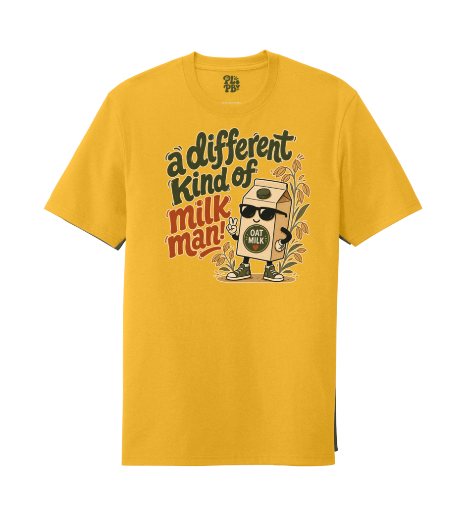 A Different Kind of Milk Man T-Shirt in Maize Yellow